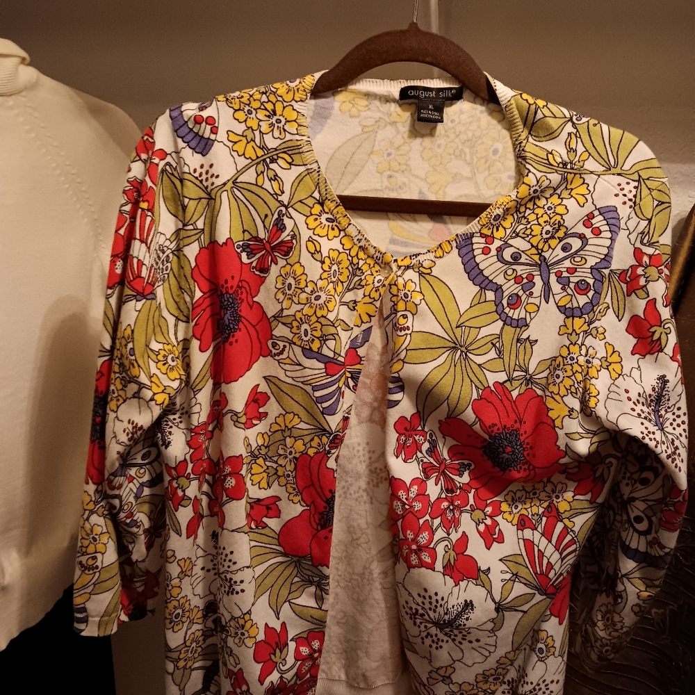 August Silk Sweater vintage